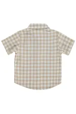 T-shirt bébé 0-24 mois, marron clair - Lot