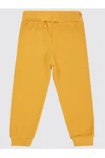 Bas de survêtement garçon 2-5 ans moutarde - Lot