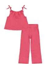 Kız Çocuk Takım 2-5 Yaş Nar - Paket