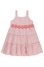 Ensemble combinaison et robe pour fille, 2-5 ans, rose - Emballage