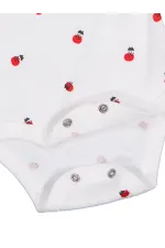 Baby Snap Bodysuit Km 0-24 Months Ecru - Package