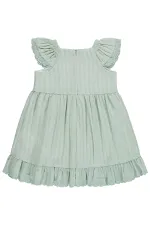 Kız Çocuk Jile ve Elbise 2-5 Yaş Çağla Yeşili - Paket