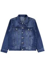 Veste garçon, 10-13 ans, bleue - Emballage