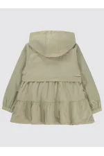 Kız Çocuk Yağmurluk 6-9 Yaş Bej - Paket