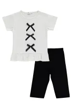 Girls' Outfit Set 2-5 Years Old, Off-Black - Package