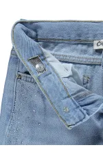 Kız Çocuk Pantolon Kot 10-13 Yaş Açık Mavi - Paket