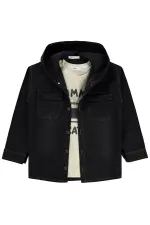 Erkek Çocuk Gömlek Set 6-9 Yaş Füme - Paket