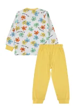 Erkek Çocuk Pijama Takımı 2-5 Yaş Sarı - Paket