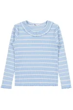 Kız Çocuk Sweatshirt 6-9 Yaş Mavi - Paket