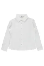 T-shirt pour fille, 6-9 ans, blanc cassé - Emballage