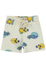 Erkek Çocuk Şort 2-5 Yaş Taş Rengi - Paket