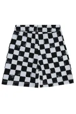 Pantalon Capri garçon, 2-5 ans, noir et blanc - Lot