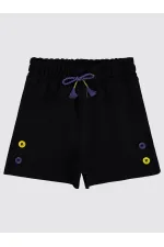 Short noir pour fille de 2 à 5 ans - Emballage