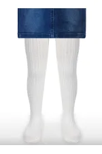 Girl Pantyhose 2-9 Years White - Pack