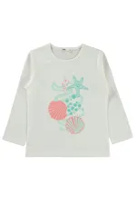 Ensemble pyjama fille, 6-9 ans, blanc cassé - Emballage