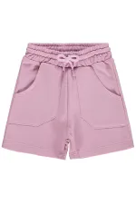 Kız Çocuk Şort 2-5 Yaş Koyu Pembe - Paket