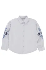 T-shirt blanc pour fille, 10-13 ans - Emballage