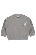 Sweat-shirt bébé 0-24 mois gris clair - Lot