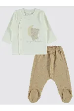 Ensemble de body bébé 0-24 mois beige - Emballage