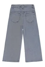 Girl's Trousers Jeans 10-13 Years Blue - Package