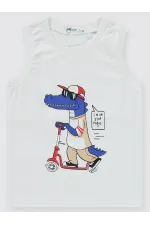 Ensemble pyjama garçon blanc 2-5 ans - Emballage