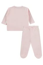 Bebek Pijama Takımı 0-24 Ay Somon - Paket