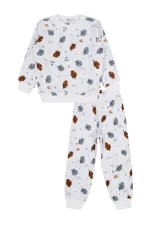 Girls Pajama Set 2-5 Years Old Ecru - Package