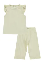 Kız Çocuk Pijama Takımı 2-5 Yaş Sarı - Paket
