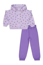 Ensemble de survêtement pour filles de 2 à 5 ans, lilas - Emballage