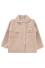 Kız Çocuk Hırka 2-5 Yaş Gül - Paket