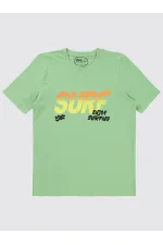 Erkek Çocuk Tişört 10-13 Yaş Açık Yeşil - Paket