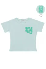 Kız Çocuk Tişört 2-5 Yaş Açık Mint - Paket