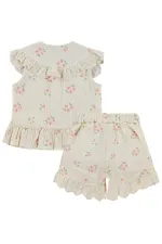 Bebek Takım 0-24 Ay Krem - Paket