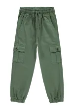 Kız Çocuk Pantolon 6-9 Yaş Haki - Paket