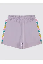 Kız Çocuk Şort 6-9 Yaş Lila - Paket