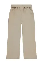 Girls' Trousers, Ages 10-13, Light Brown - Pack