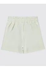 Kız Çocuk Şort 2-5 Yaş Ekru - Paket