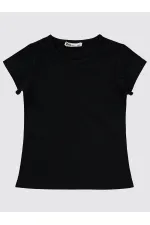 Kız Çocuk Tişört Km 2-5 Yaş Siyah - Paket