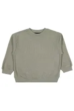 Sweat-shirt garçon 2-5 ans kaki clair - Emballage Sweat-shirt garçon 2-5 ans kaki clair - Emballage