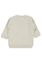 Bebek Sweatshirt 0-24 Ay FilDişi - Paket