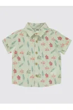 Bebek Gömlek 0-24 Ay Ekru - Paket