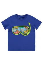 Boys T-Shirt 2-5 Years Old Light Navy Blue - Package