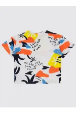 Erkek Çocuk Tişört 6-9 Yaş Beyaz - Paket