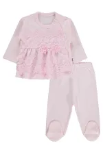 Bebek Pijama Takımı 0-24 Ay Pembe - Paket