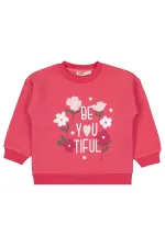 Girl Sweatshirt 6-9 Years Pomegranate - Package