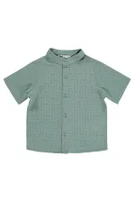 Erkek Çocuk Gömlek 2-5 Yaş Çağla Yeşili - Paket