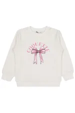 Girls Sweatshirt Km 2-5 Years Ecru - Package