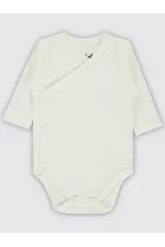 Bebek Çıtçıtlı Badi 0-24 Ay Ekru - Paket