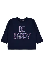 Kız Çocuk Sweatshirt 2-5 Yaş Lacivert - Paket