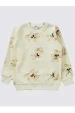 Kız Çocuk Pijama Takımı 10-13 Yaş Tebeşir - Paket